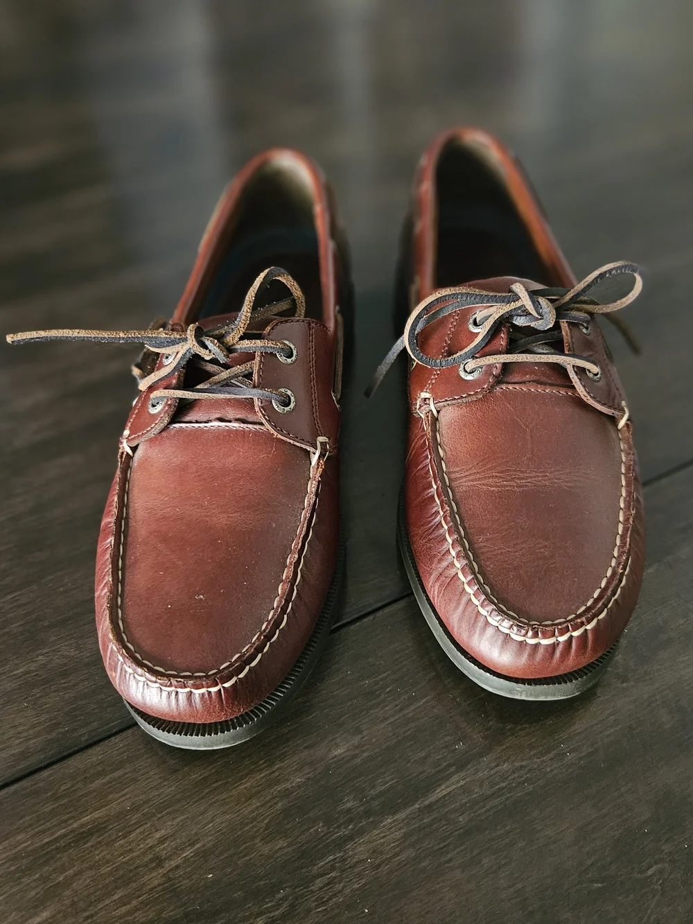 Men's Dockers Leather Boat Shoes - Brown